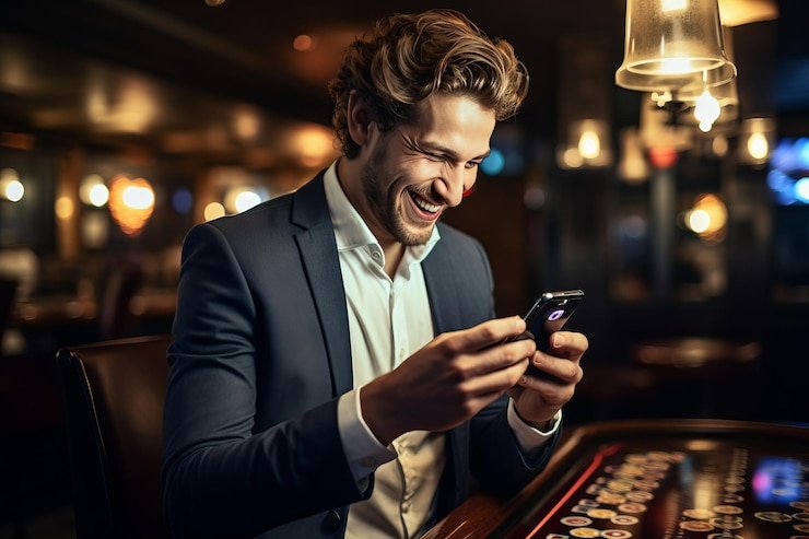 Meja Andar Bahar live dengan dealer profesional di sensa slot menampilkan kartu dan area taruhan